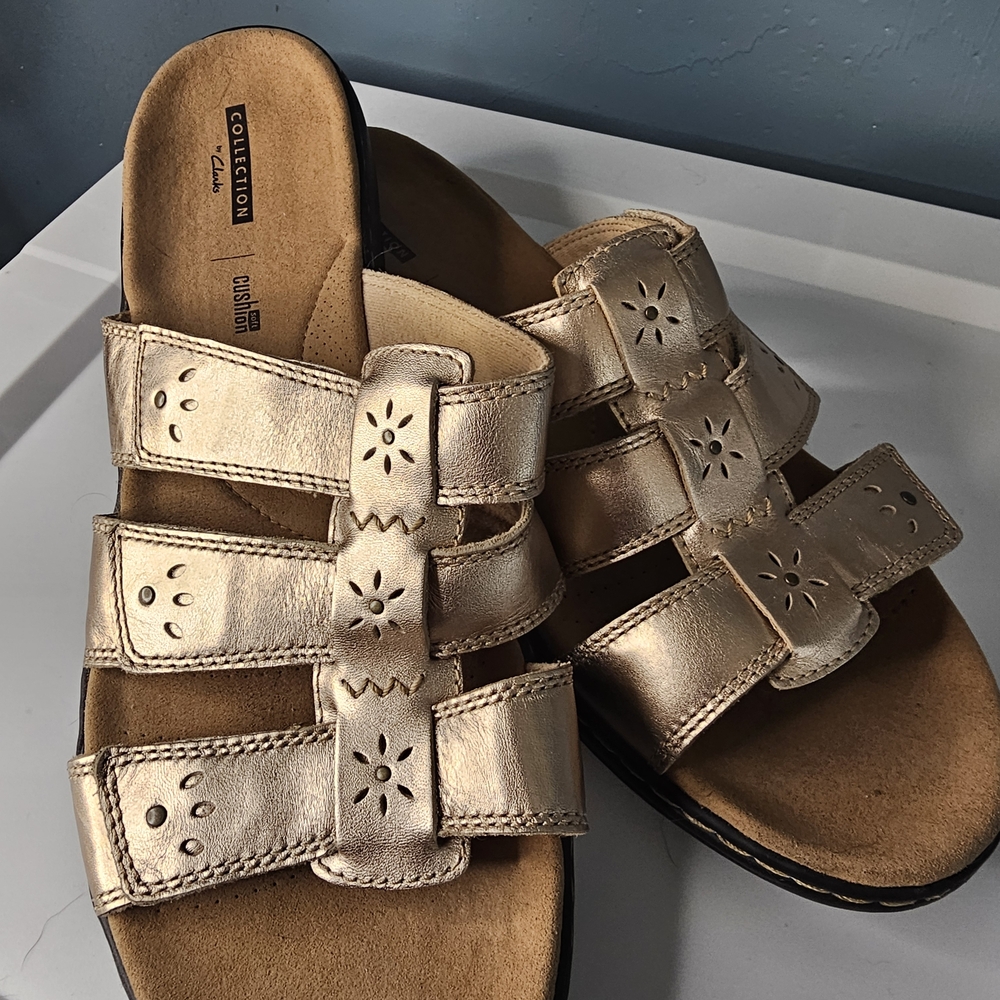 Collection By Claeks Metallic Gold Women's Sandals.  #1114